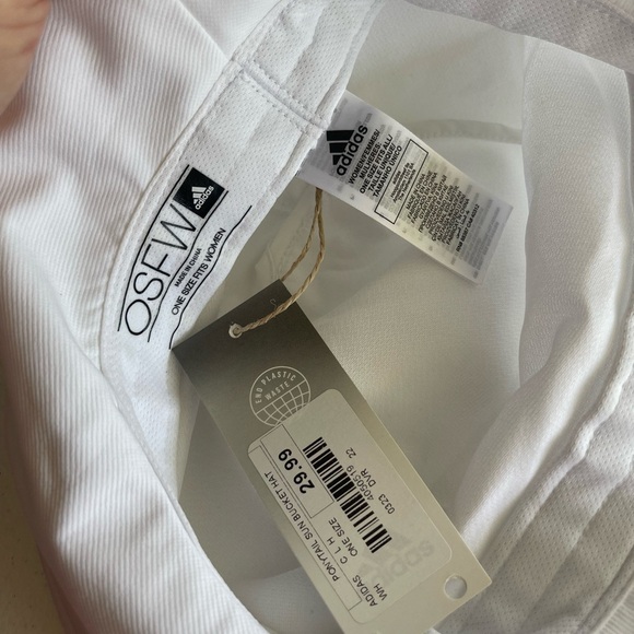 Adidas golf nwt white pony sun bucket hat - Picture 5 of 8